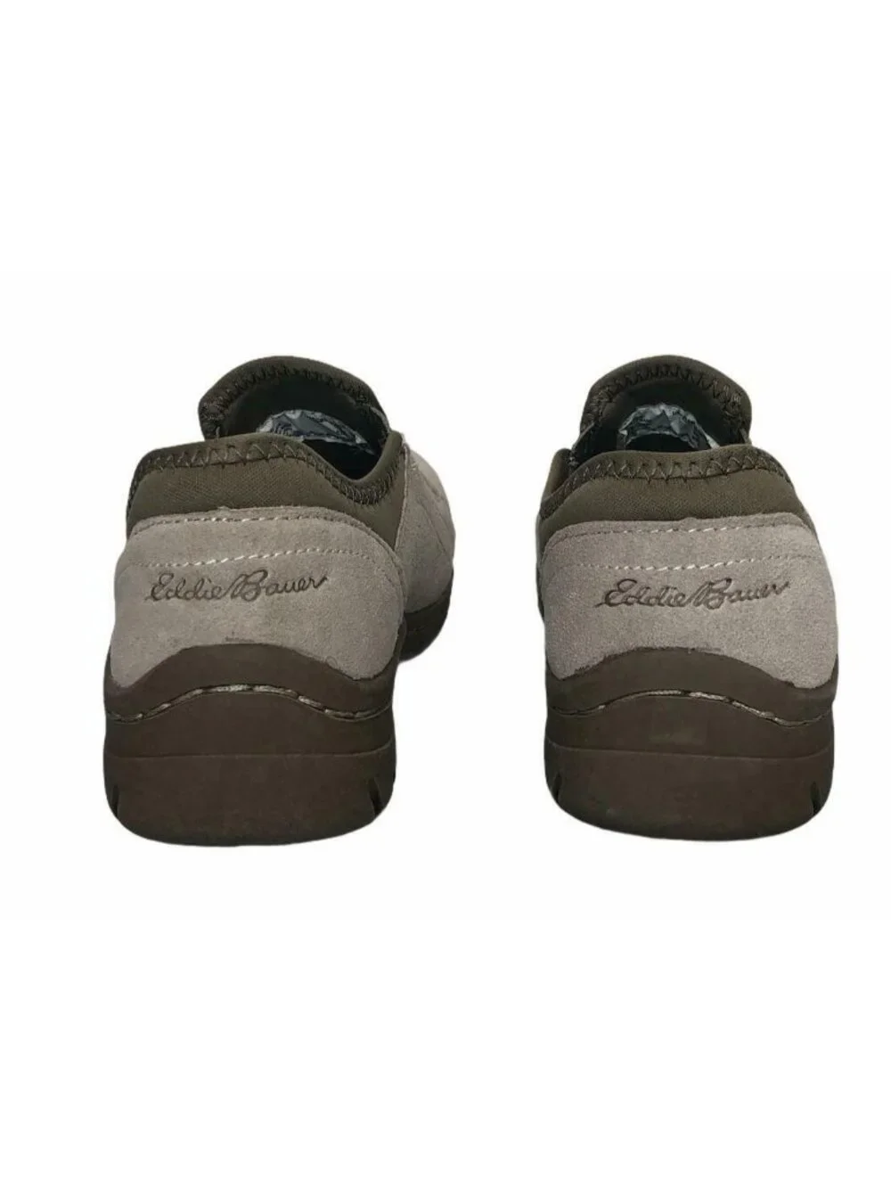 Eddie Bauer Deep Cushioning Birch Bay Beige Suede Leather Loafer Womens 6 M Shoe